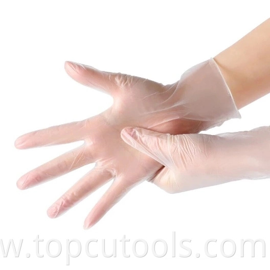 PVC Vinyl Gloves, Disposable One Way Use, Powder Free